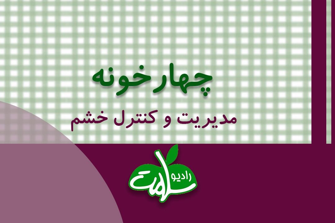 برنامه چهارخونه با موضوع مدیریت و كنترل خشم 