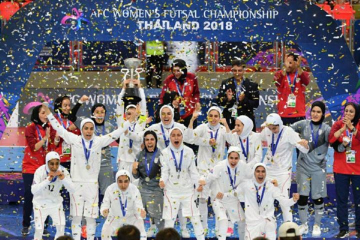 تیم ملی فوتسال بانوان ایران قهرمان آسیا 2018