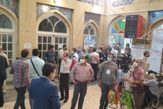  فیلمی از حضور مردم در انتخابات 1400در مسجد لولاگر
