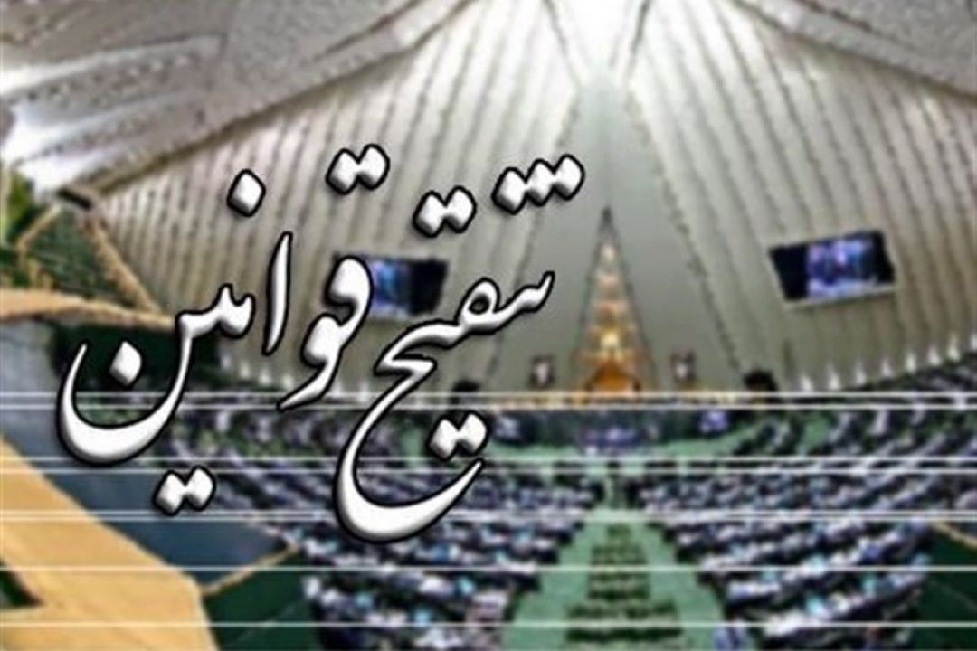 تنقیح قوانین بصورت جدی درمجلس دنبال شود 