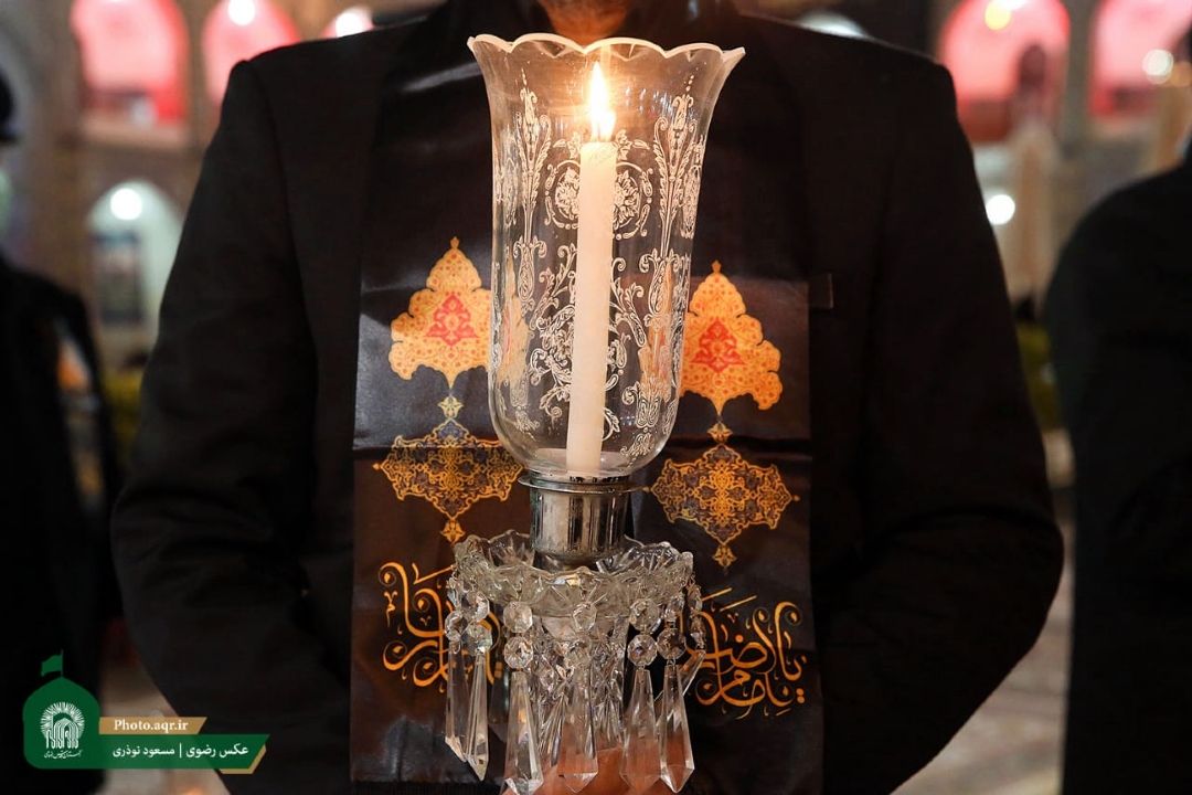 برپایی مراسم خطبه خوانی شب عاشورا در حرم مطهررضوی