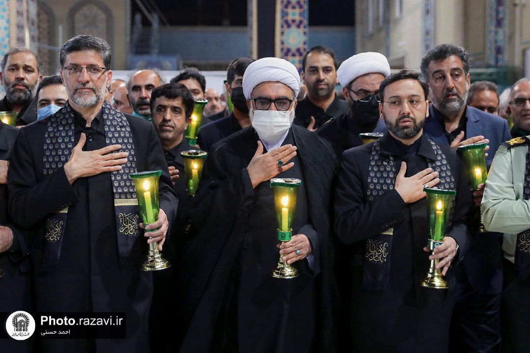برگزاری آیین شام غریبان در حرم مطهر رضوی