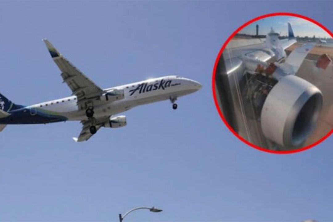  فرود با بوئینگ 737-900، بدون پوست!