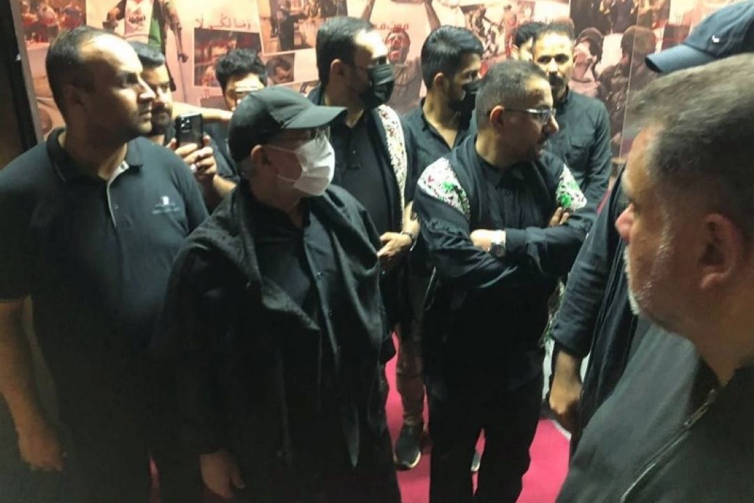 سردار قاآنی فرمانده نیروی قدس سپاه در راهپیمایی اربعین حاضر شد