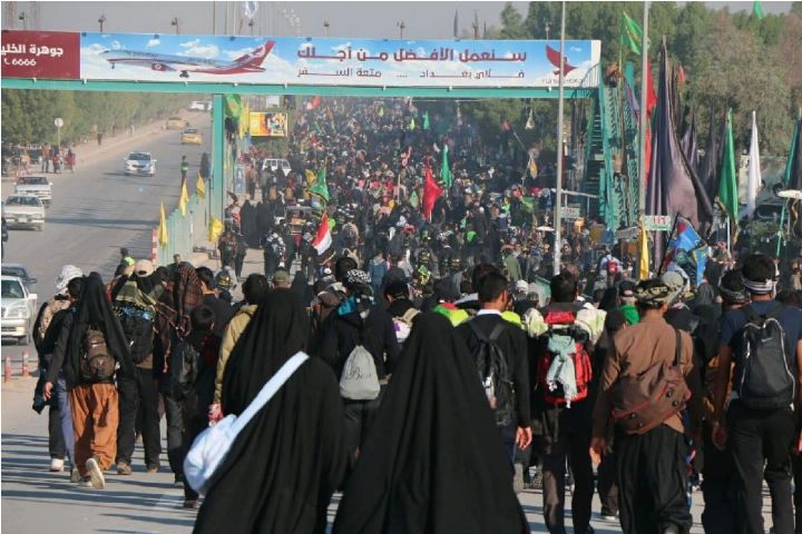 راهپیمایی اربعین حسینی نماد وحدت ملت ایران و عراق