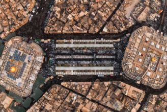 تصویر هوایی از کربلای معلی در اربعین حسینی (ع)
