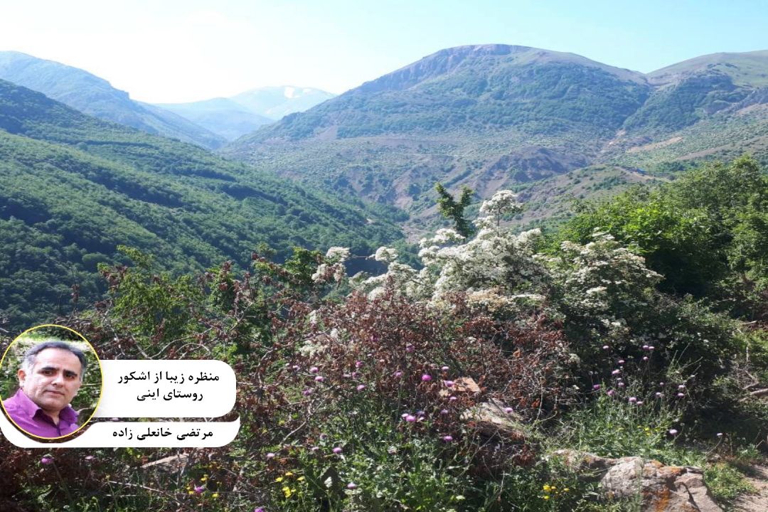 عكس ارسالی مخاطب گرامی " مرتضی خانعلی زاده " با عنوان " منظره زیبا از اشكور روستای اینی "
