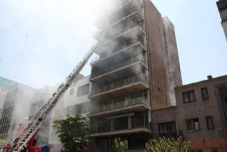 ساختمان سوخته‌ در خیابان بهار ناایمن است