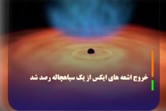 خروج اشعه های ایكس از یك سیاهچاله رصد شد