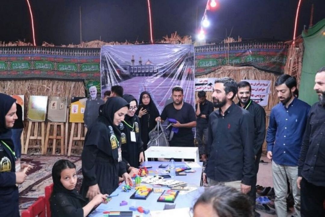 برپایی موكب وزارت ارشاد از قبل اربعین در مرز چذابه
