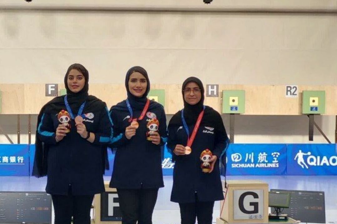 تیم تپانچه ایران برنز گرفت