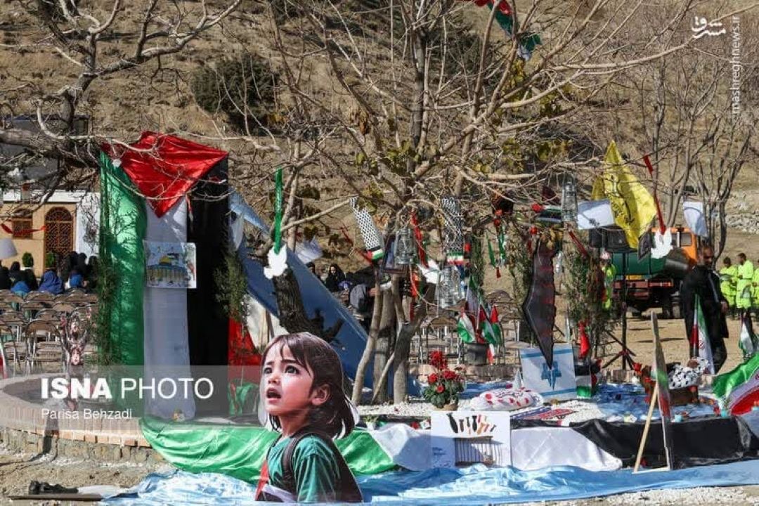 كاشت پنج هزار نهال به یاد كودكان و زنان شهید غزه