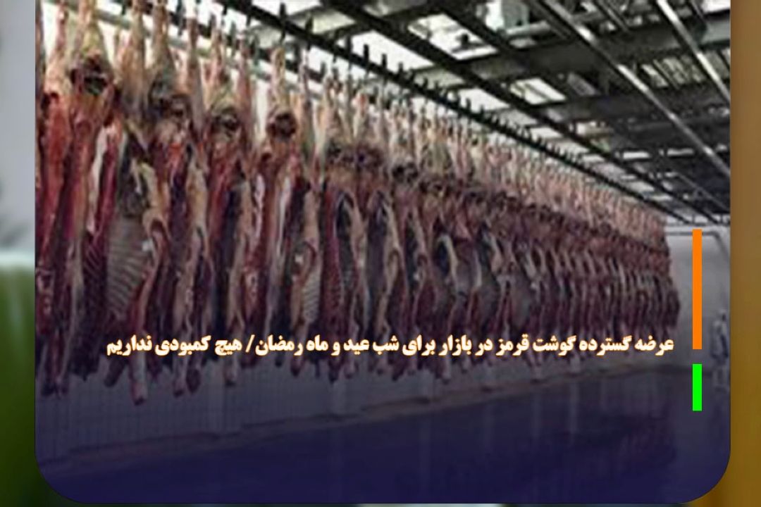 عرضه گسترده گوشت قرمز در بازار برای شب عید و ماه رمضان/ هیچ كمبودی نداریم