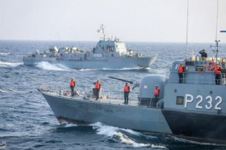 نمایش قدرت ایران در رزمایش مشترك دریایی