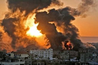 بمباران مناطق جنوبی غزه با بمب های قوی از سوی رژیم صهیونیستی