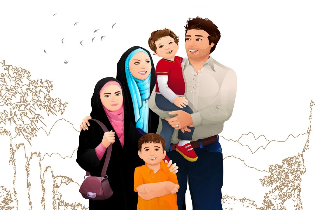 وقت گذاشتن اعضای خانواده در برنامه ای رادیویی