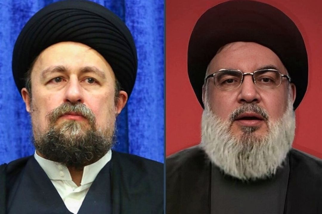 حسن خمینی به نصرالله:در هرسنگری كه لازم بدانید همراهتان هستم