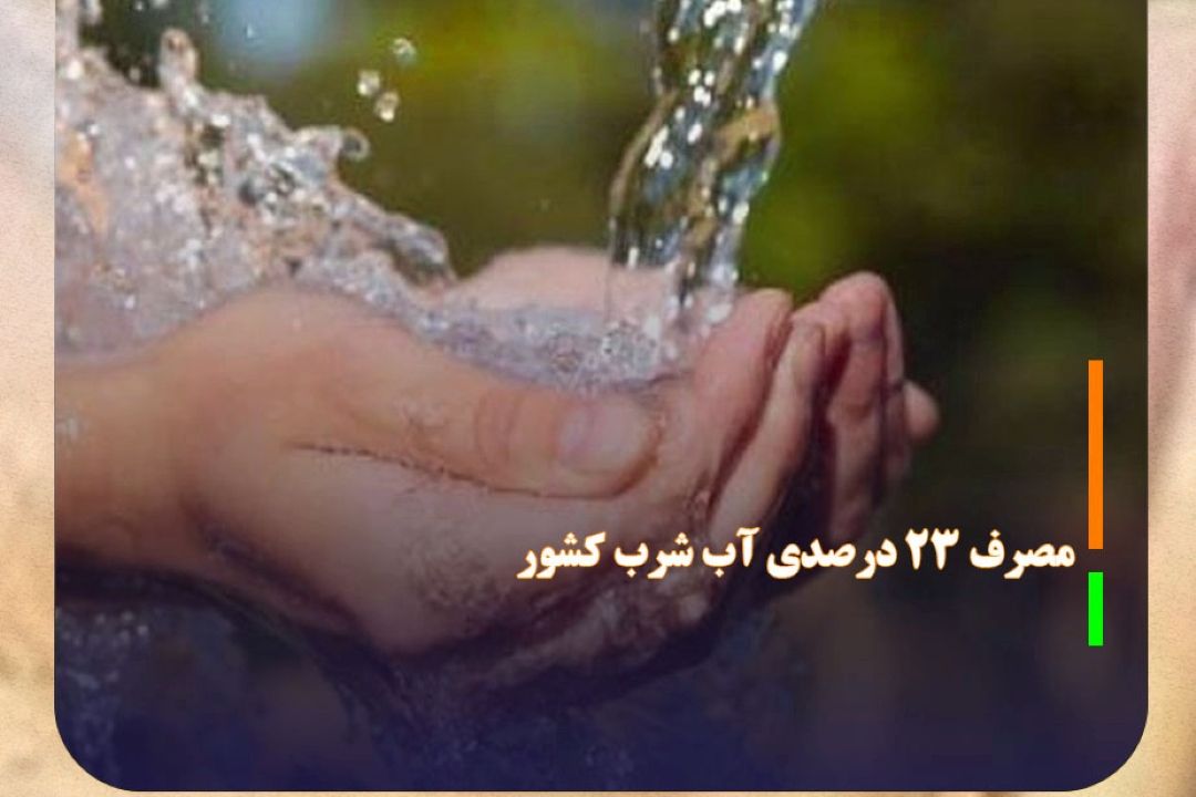 مصرف 23 درصدی آب شرب كشور در استان تهران