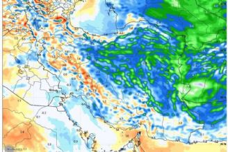ورود موج‌ بارش‌های جدید به كشور از روز دوشنبه