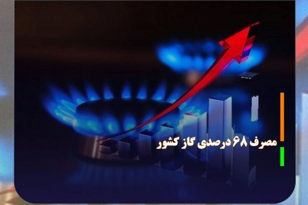 مصرف 68 درصدی گاز كشور در بخش خانگی و تجاری