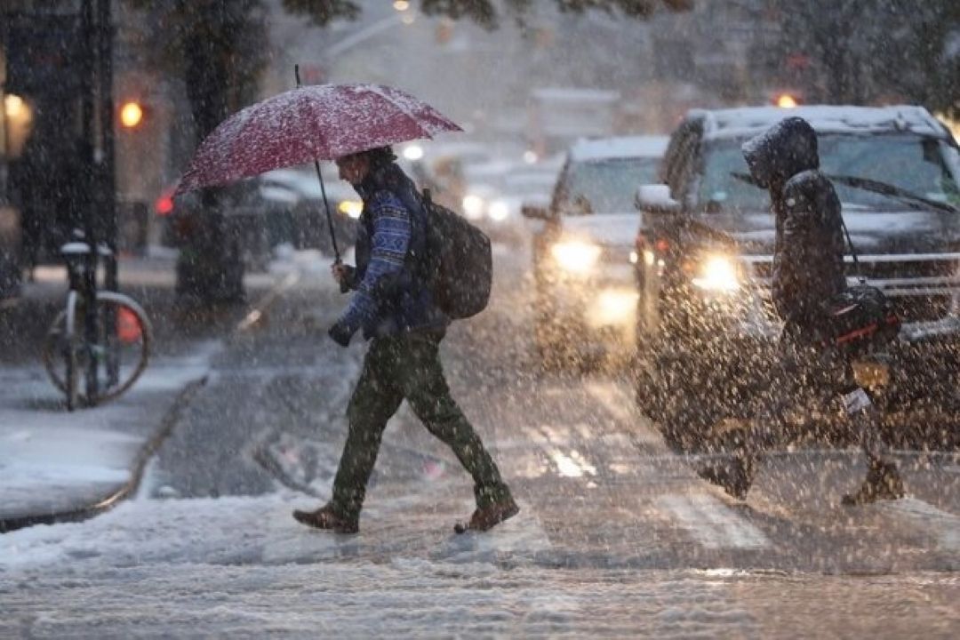 باران و برف در اغلب مناطق كشور/ تهران تا 14 درجه گرم می‌شود