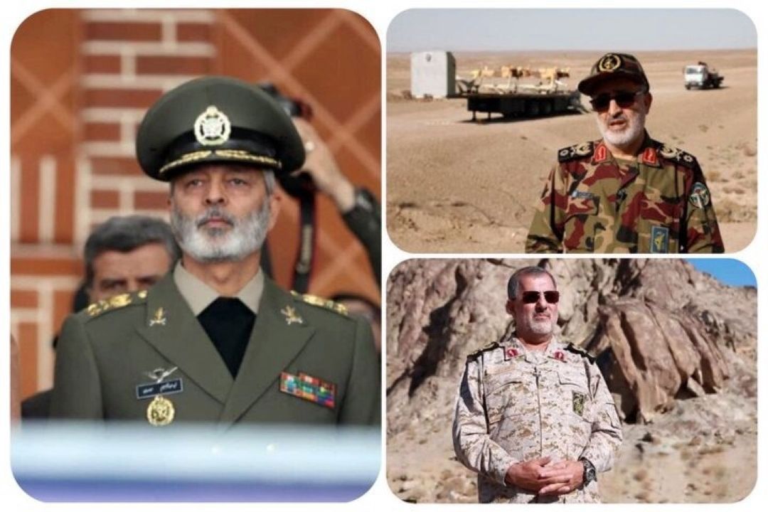 سه فرمانده ارشد نیروهای مسلح با حكم فرمانده كل قوا منصوب شدند