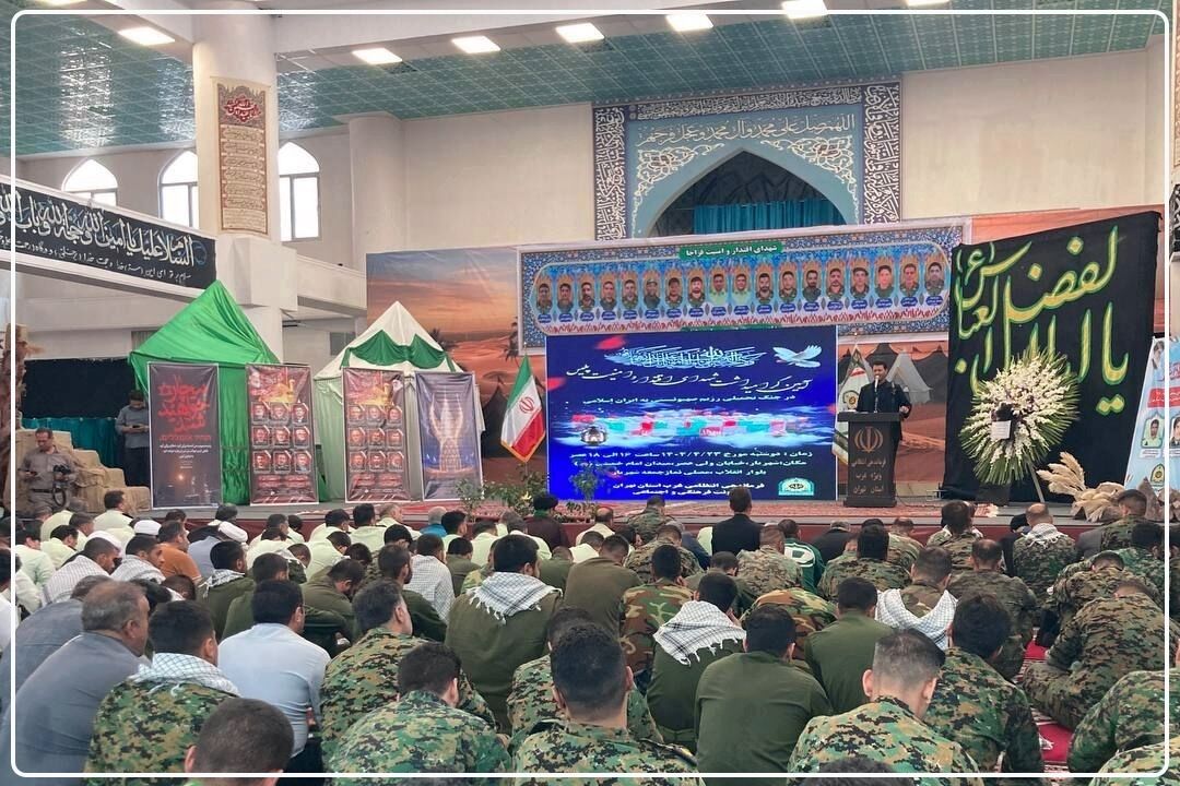 سنگ‌تمام مردم غرب‌ استان‌تهران در تشییع شهدای‌انتظامی