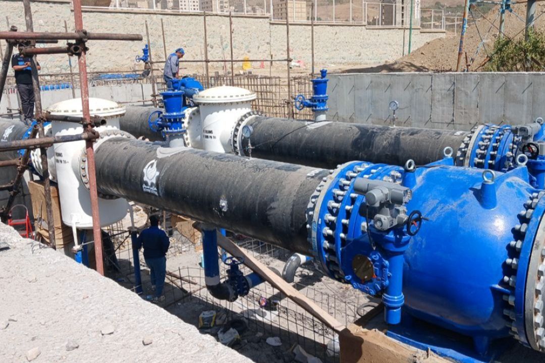 آب طالقان با خط لوله جدید به تهران رسید