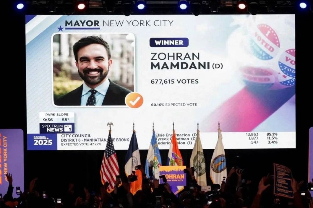 شكست سنگین جمهوری‌خواهان در انتخابات میاندوره‌ای؛ نیویورك صاحب شهردار مسلمان چپ‌گرا شد
