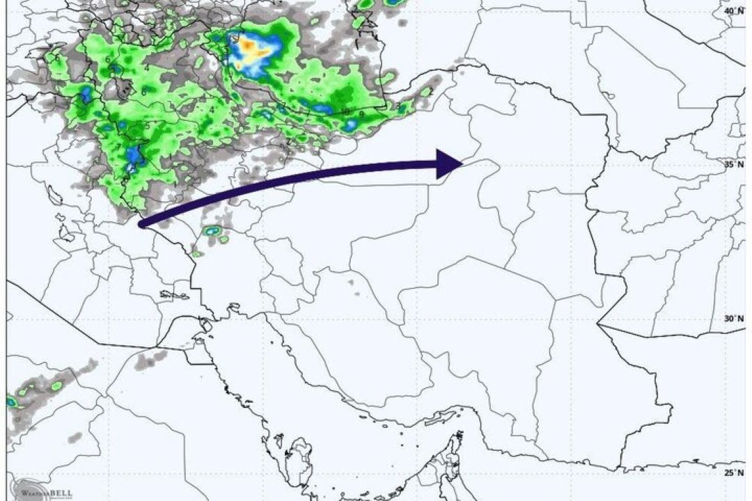 سامانه فعلی آخرین موج بارش‌ها است؛ 7 استان بدون حتی یك میلی‌متر بارش
