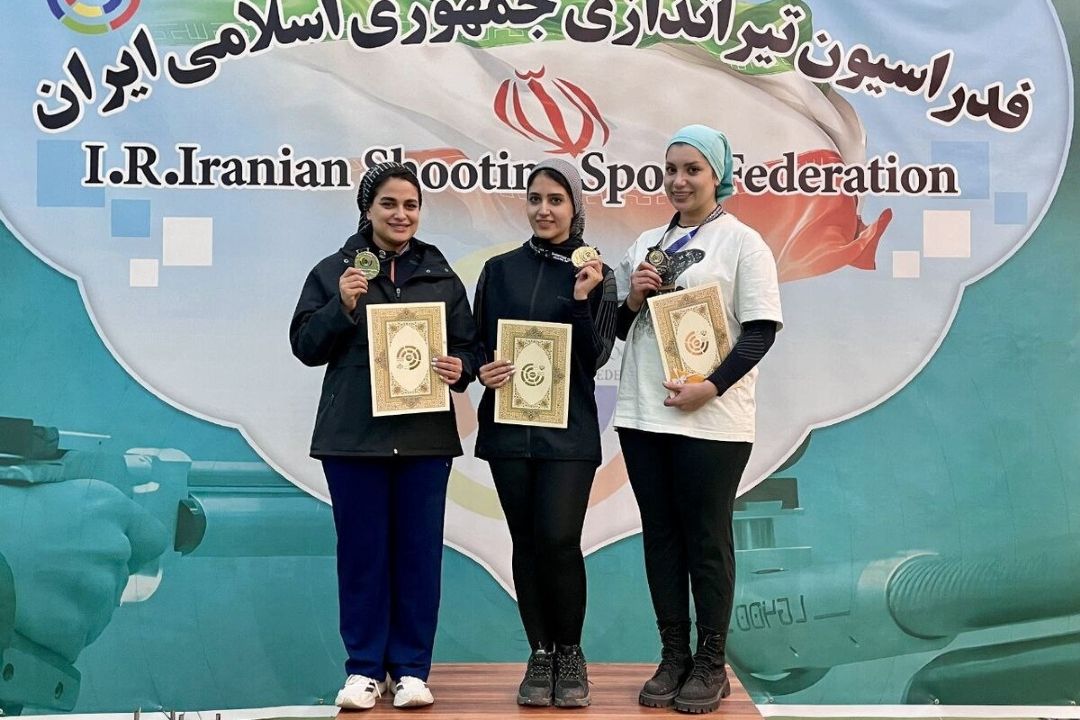مرحله سوم آزاد تفنگ و تپانچه بانوان در سه رده سنی برگزار شد