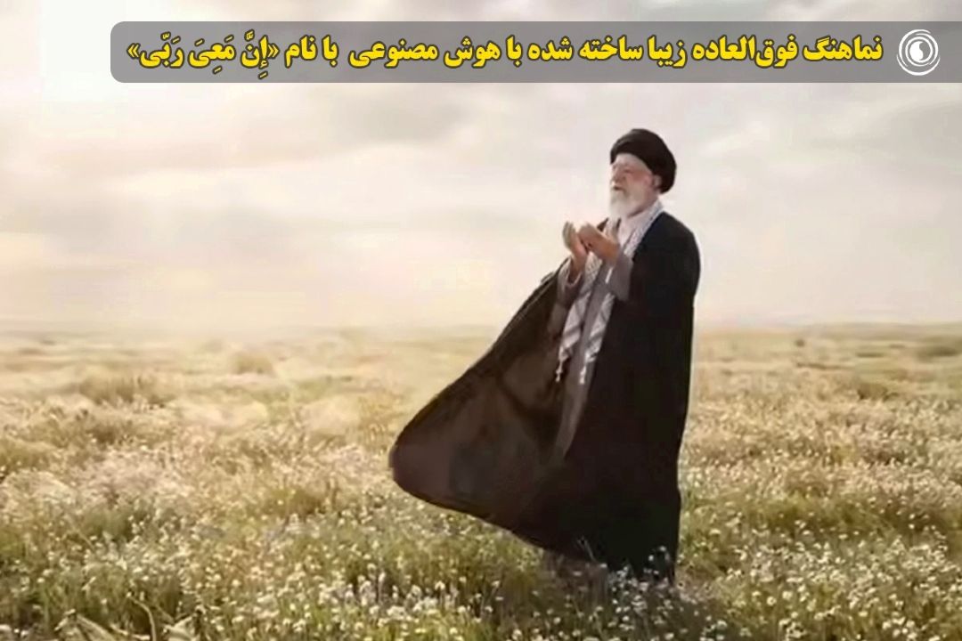 نماهنگ فوق‌العاده زیبا ساخته شده با هوش مصنوعی  با نام «إِنَّ مَعِیَ رَبّی»