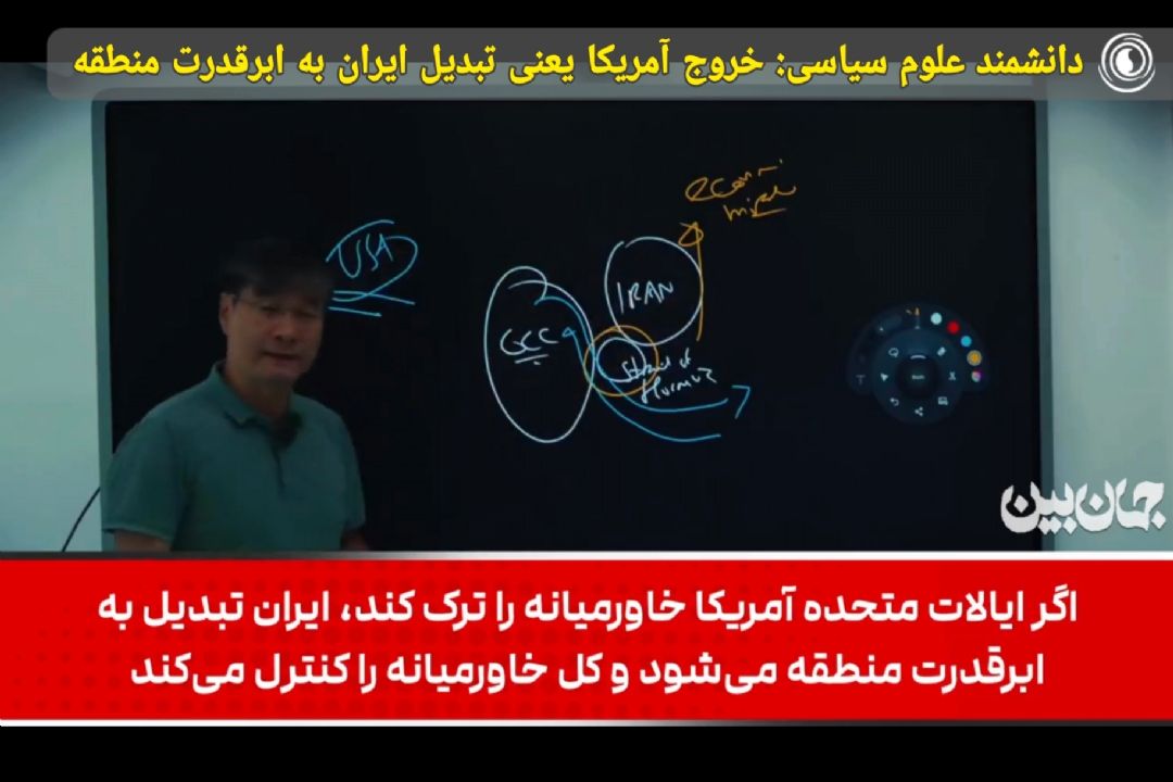 دانشمند علوم سیاسی: خروج آمریكا یعنی تبدیل ایران به ابرقدرت منطقه
