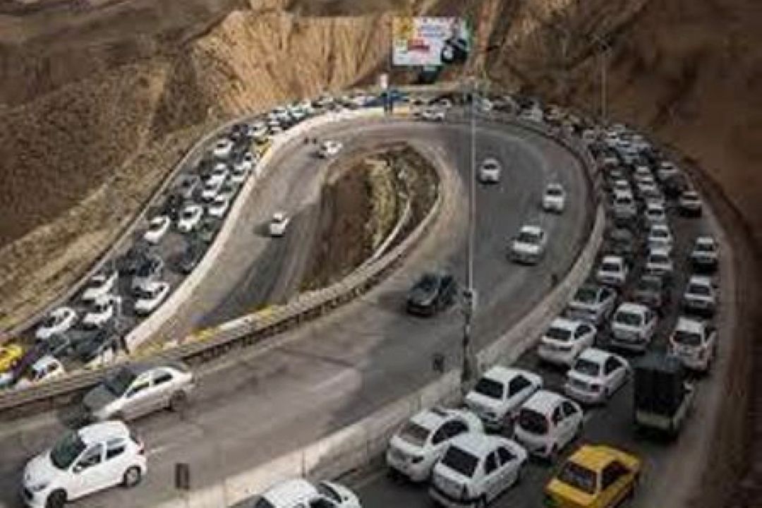 ترافیك سنگین در محور‌های چالوس و هراز