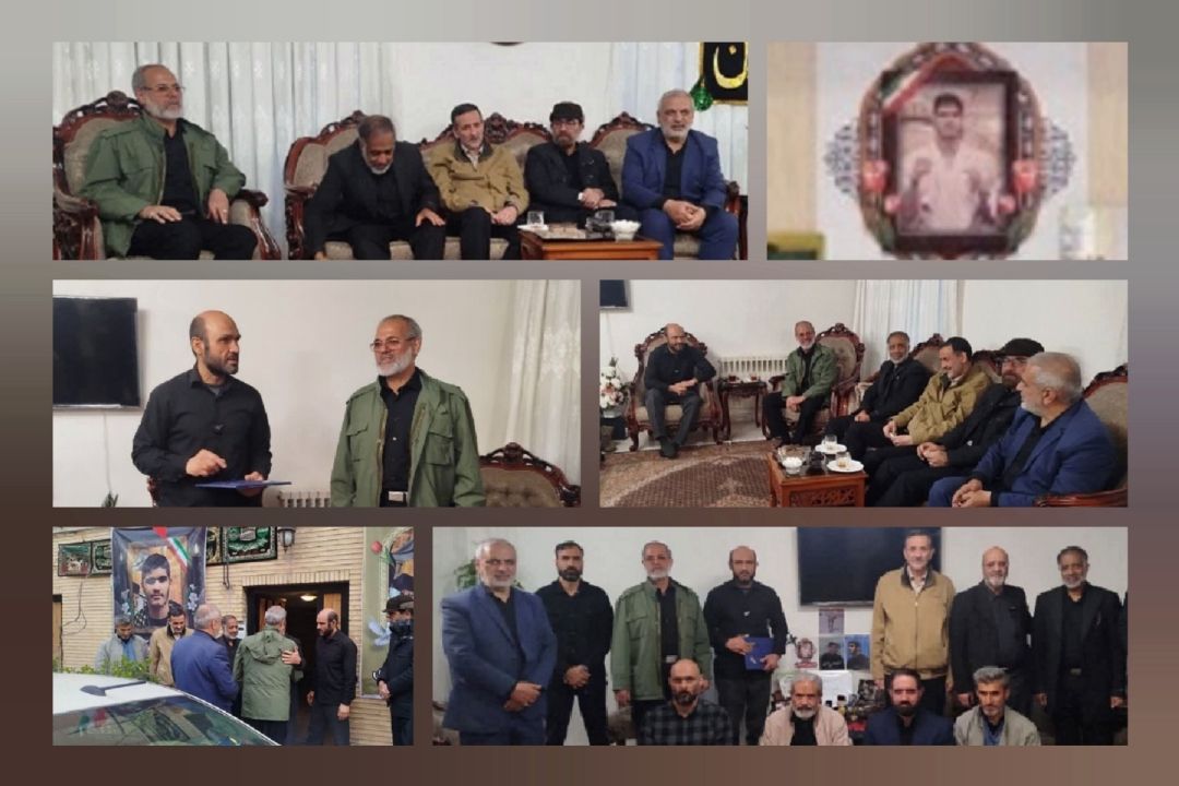 دیدار جامعه قرآنی با خانواده شهید حسین جعفری