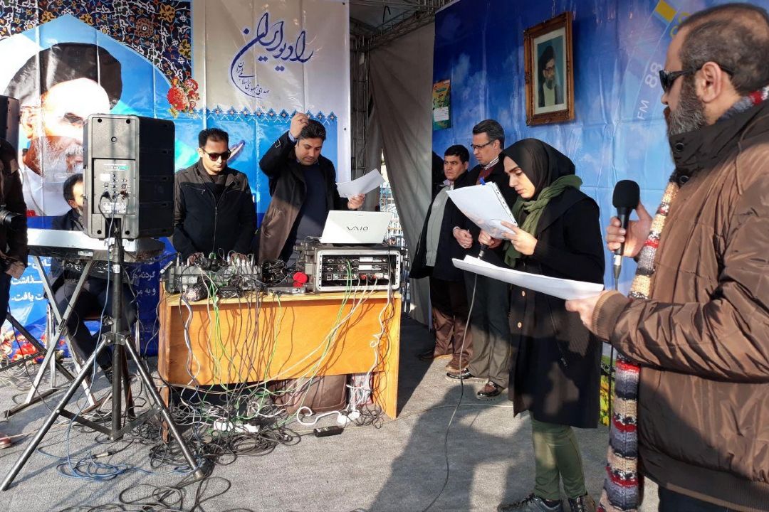 رادیو ایران در راهپیمایی 22 بهمن