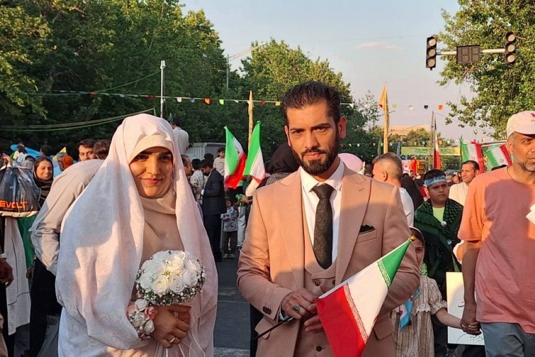 وارثان غدیر میزبان زوجی جوان شدند
