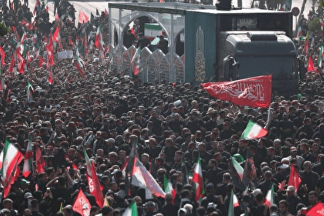 مراسم بدرقه پیكر مطهر رهبر شهید