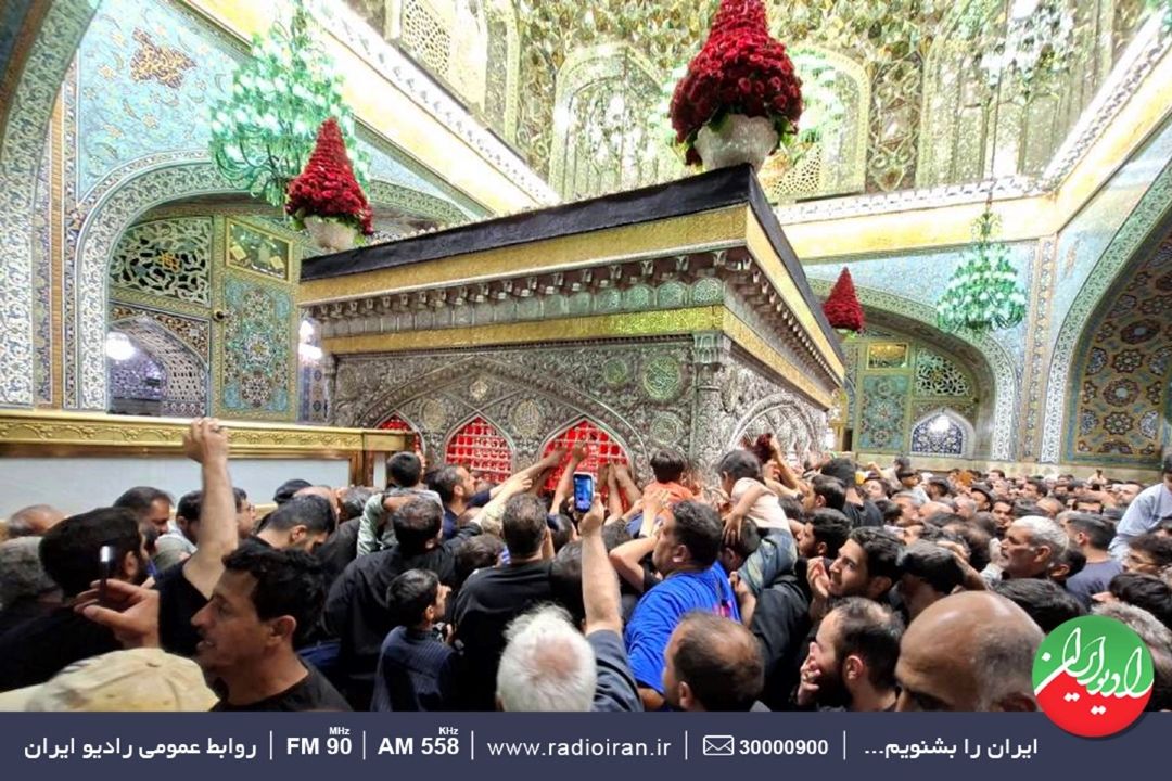 بازتاب بدرقه امام شهید از حرم رضوی