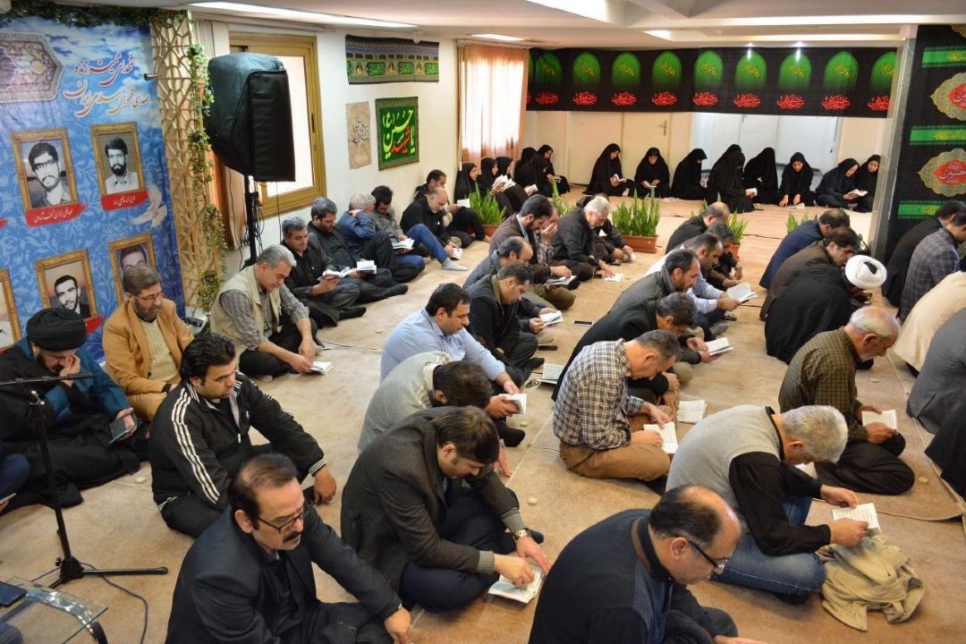 برگزاری مراسم عزاداری به مناسبت ایام فاطمیه در ساختمان شهدای رادیو