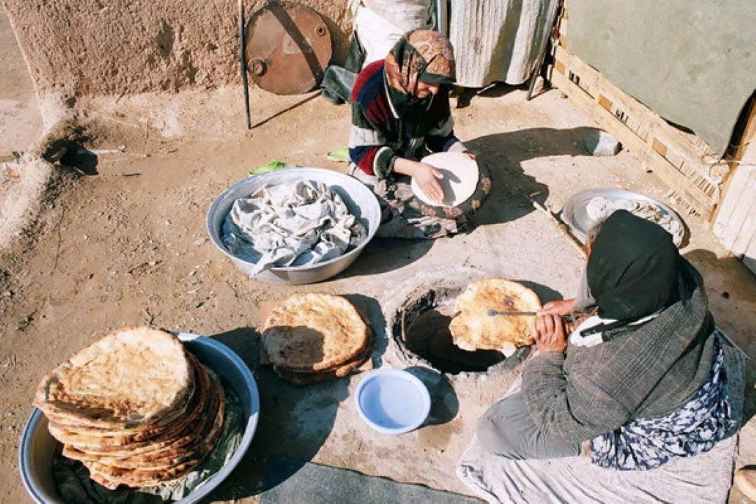فرهنگ پخت نان در شهمیرزاد