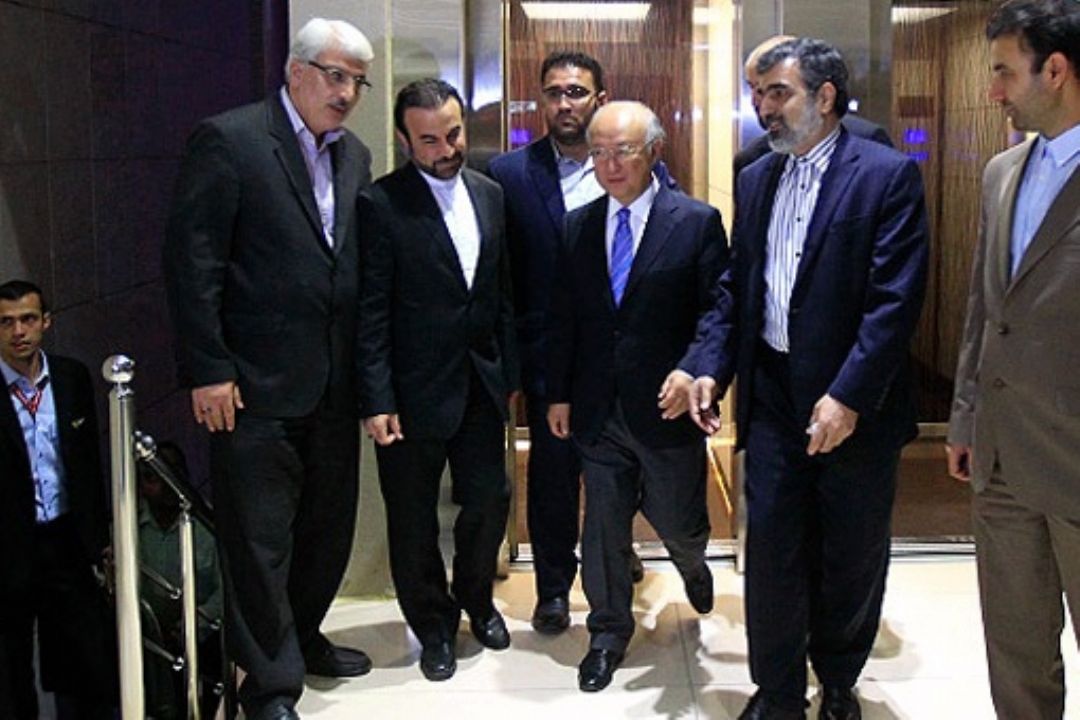 آمانو وارد تهران شد 