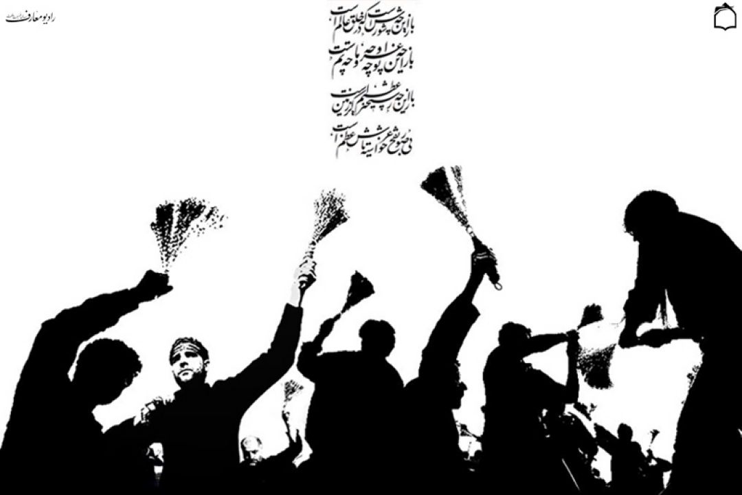 آیینه برپا كن دوباره بزم ماتم را