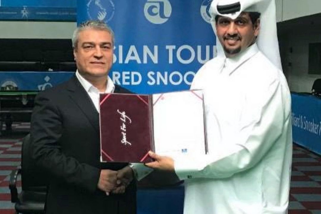 هاشم اسكندری نایب رییس افتخاری كنفدراسیون بیلیارد و اسنوكر جهان
