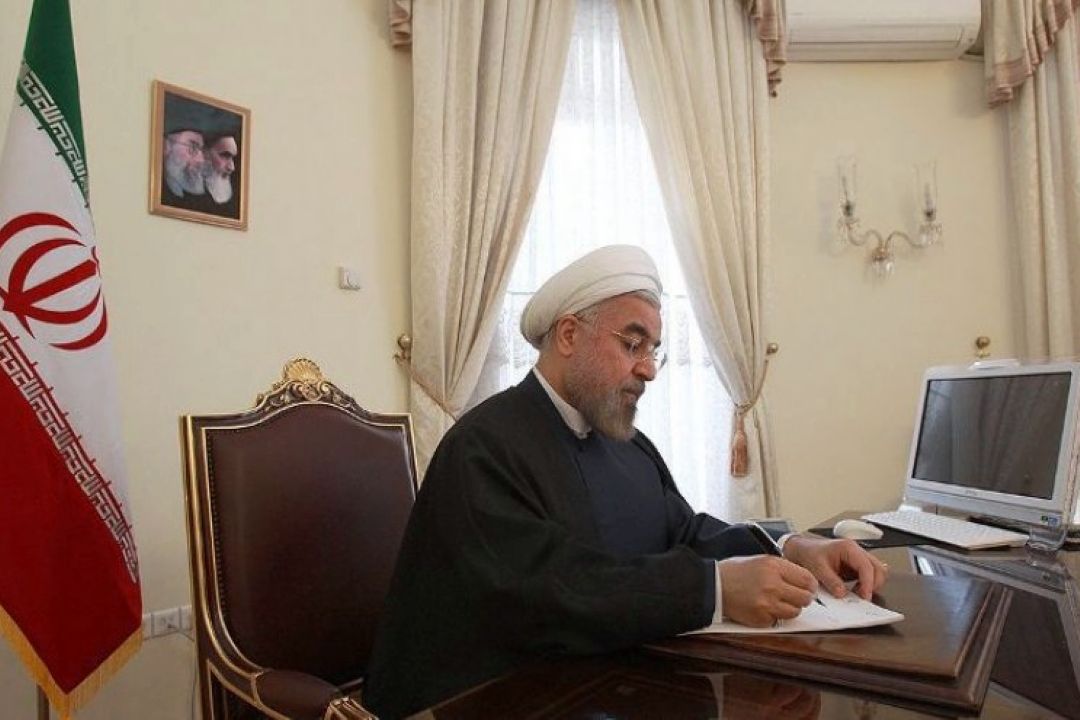 پیام تبریك ، دكتر روحانی، رئیس جمهور