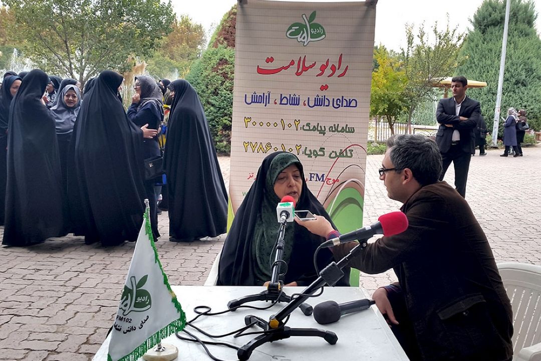 پخش زنده برنامه "ورزش همگانی" از پارك لاله