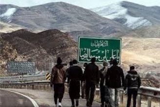 آخرین گروه زائران پیاده در راه مشهدالرضا 