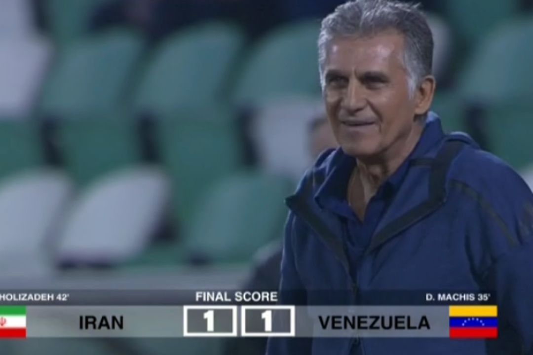 فوتبال دوستانه  ایران 1 – ونزوئلا 1 