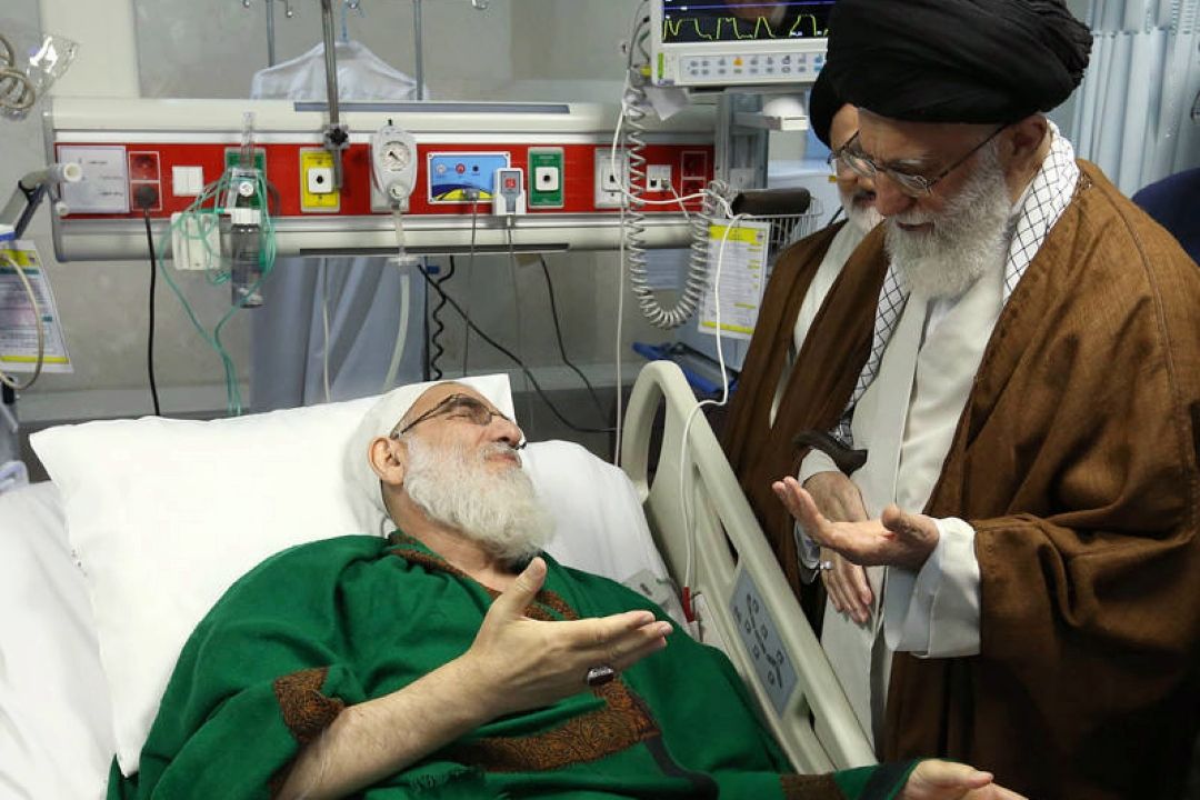 آخرین عیادت رهبر انقلاب از مرحوم آیت‌الله هاشمی شاهرودی