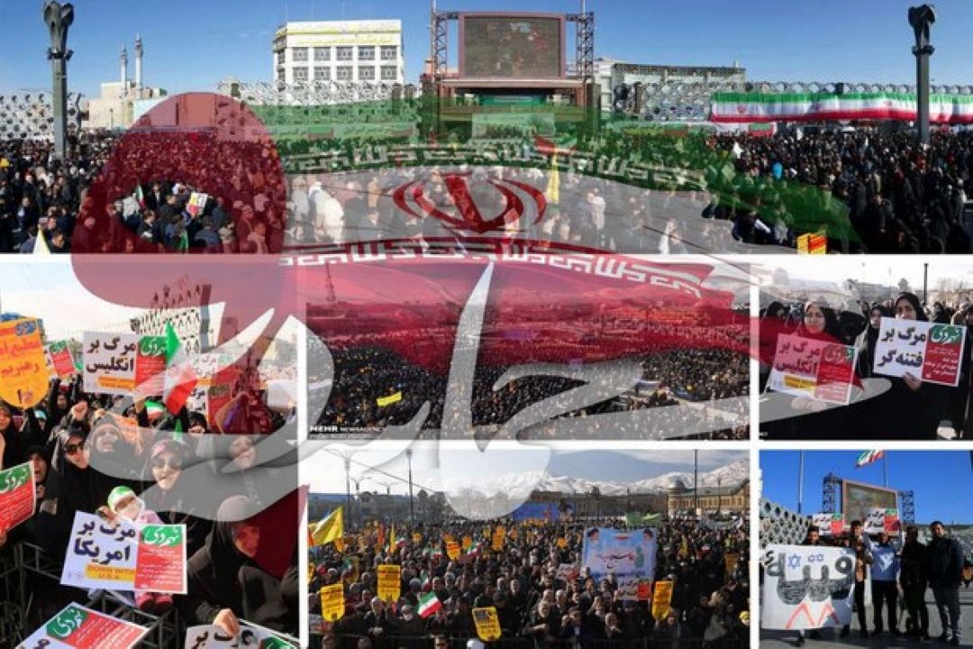 تجمع با شكوه 9 در در سراسر كشور 